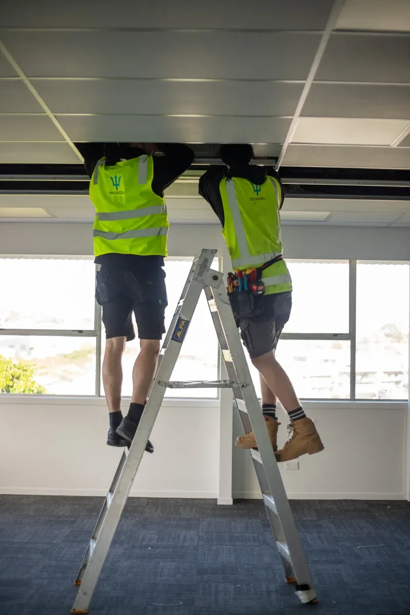 Trident team commercial install