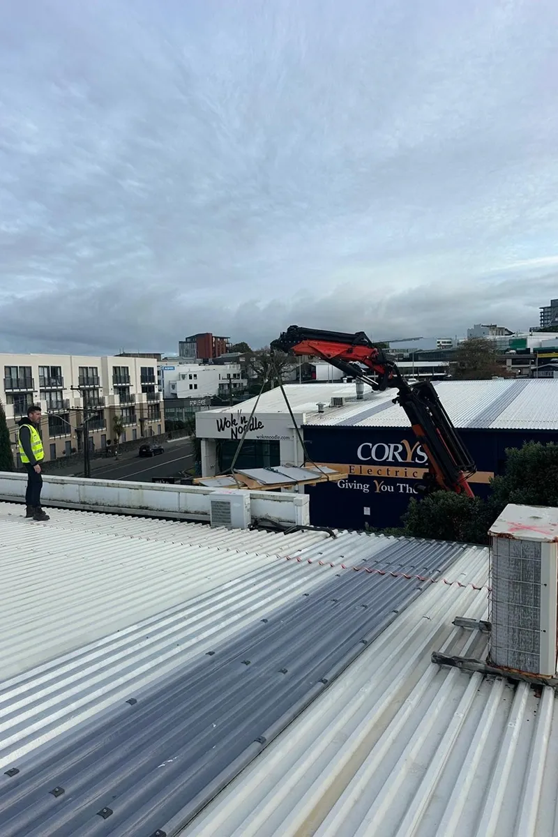 Commercial installation