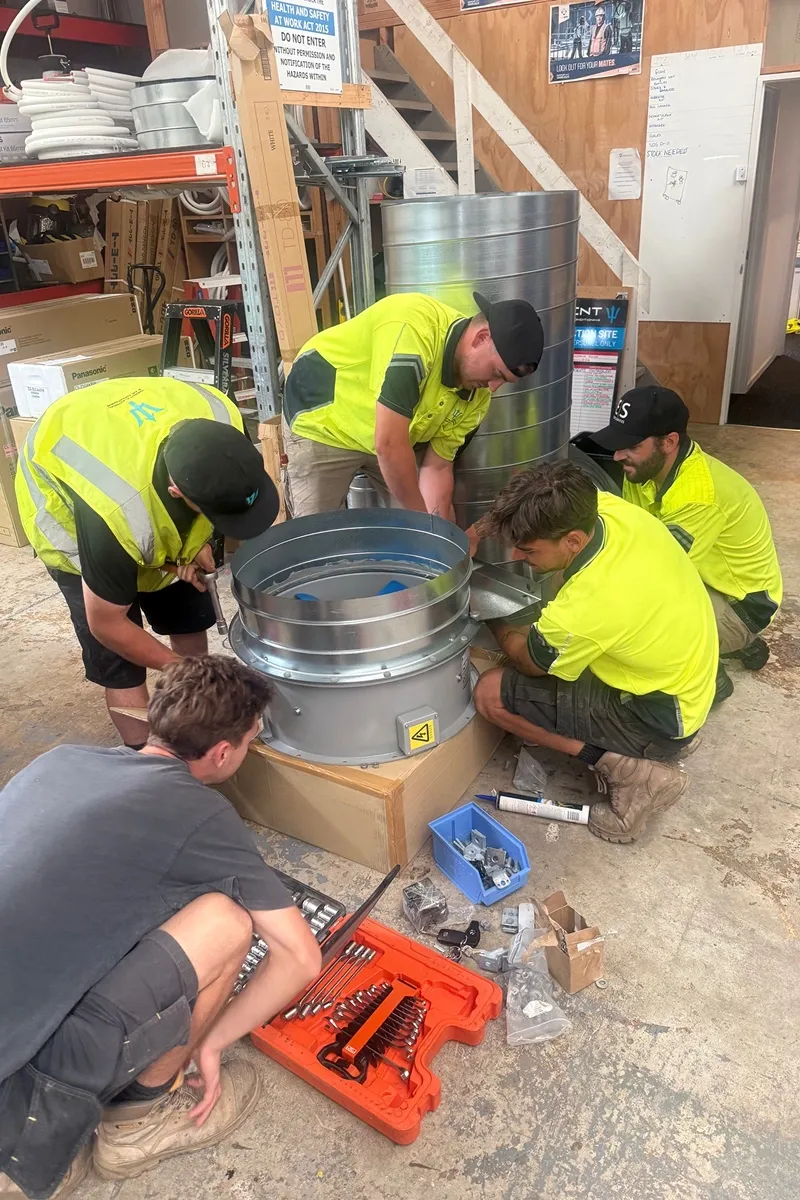 Commercial installation